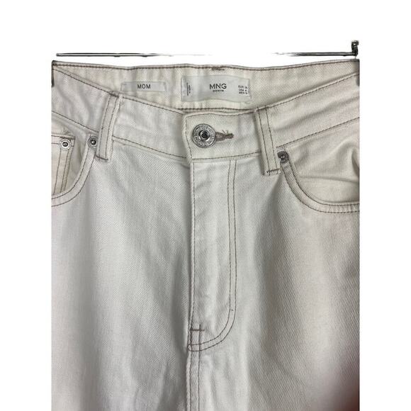 MNG Off White 90s Mom Jean Size 4 - Picture 2 of 9